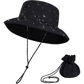 Waterproof Bucket Hats for Women Men UV Protection Sun Hat Packable Boonie Cap Outdoor Rain Hat