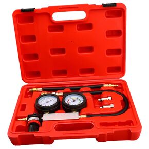 New Cylinder Dual Gauge Leakdown Tester, Engine Cylinder Leak Down Tester Kit, Professional Compression Test Set