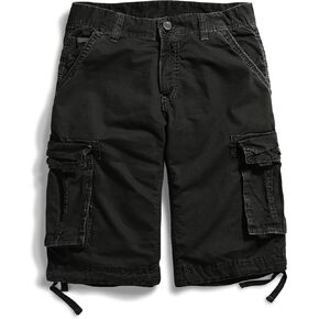 OCHENTA Men's Loose Fit Cargo Shorts with Multi Pockets