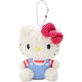 Hello Plush Kitty Keychain 4.5" Inch Stuffed Plushie Purse Decorations Bag Charms Backpack Lucky Doll Gift for Women