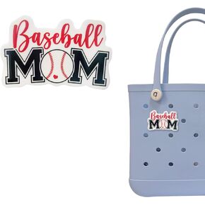 Baseball Mom Bogg Bag Charm
