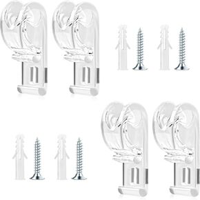 8 PCS Curtain P Clip Blind Cord حامل الأسطوانة الظل واضحة سلسلة Saftey سلسلة التجني
