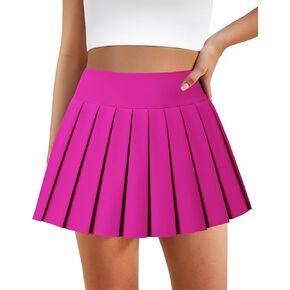Pleated Skirts for Women High Waisted Tennis Skirt Athletic Skorts with Pockets Shorts Workout Golf Skort