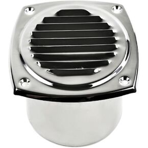MARINE CITY 304 Grade Stainless Steel Sturdy and Strong Easy Use Functional Marine Hose Vent for 3 Inches Diameter Hose for Hose Boats Marines Yachts Caravans (Pack of 1)