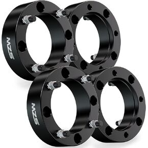 MZS 4x156 Wheel Spacers, 2" Thick 131mm Bore 12×1.5mm Compatible with 2013+ Ranger / 2014+ RZR XP 1000/2015+ RZR 4 Lug ATV UTV Tire-Set of 4