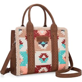 Wrangler Boho Tote Bag Aztec Top Handle Handbags and Purses