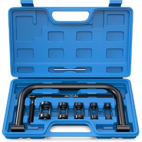 MOSTPLUS Engine Overhead Solid Valve Spring Compressor Automotive Tool C Clamp Service Set-10 Pieces
