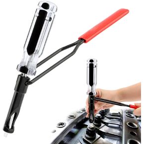 Valve Adjustment Tool,10mm Jam Nut Valve Adjustment Tool,Valve Lapping Tool,Jam Nut Stud Slotted Valve Adjustment Tool,Valve Grinding Tool Compatible with Japanese Auto Engines
