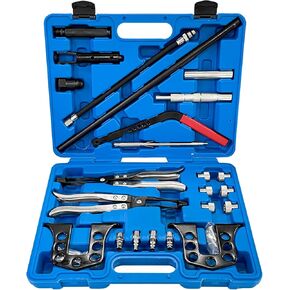 Valve Spring Compressor Tool Set, Universal Engine Overhead Valve Spring Remover and Installer OHV OHC Compressor Tool, Valve Stem Seal Remover Installer Tool