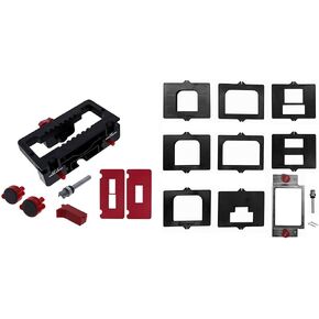Milescraft 1226 DOOR BEAD JIG و 1338 DOOR LOCK KIT مع مناشير ثقب