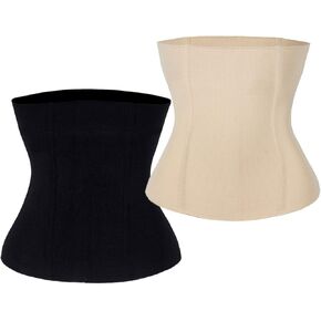 FUT Women's Waist Trainer Shapewear Tummy Control Waist Cincher Slim Body Shaper Postpartum Belly Band Wrap
