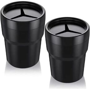 تلبس سلة المهملات في سيارة Fiotok مع الغطاء ، وقمامة السيارات المصغرة المصغرة ، حامل القمامة مركبة ، حامل كوب في وحدة التحكم أو الباب لسيارة السيارات ، والمنزل ، والمطبخ ، وغرفة الطعام 2 عبوات in Kuwait