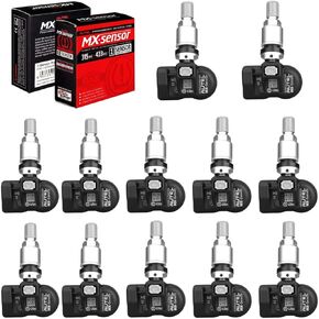 مستشعر Autel MaxiTPMS MX 4 قطع حزمة جذع معدني 315/433 ميجا هرتز مستشعر TPMS مستشعر الإطارات العالمي مبرمج بواسطة أداة TPMS TS401 TS408 TS501 TS508 TS601 TS608 MK808TS MX808TS MS906TS ITS600