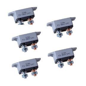 12-24V 30Amp Resettable Stud Type Circuit Breaker Fuse Holder 30A,Lengthwise Bracket 1Pack