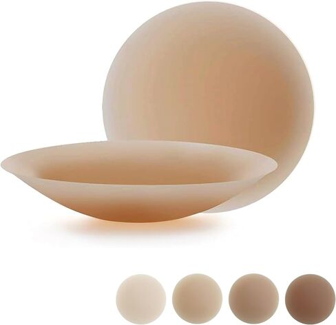 Nipple Patch Covers - Reusable Washable Waterproof Ultra Thin Seamless Sticky Adhesive Silicone Pasties in Saudi Arabia