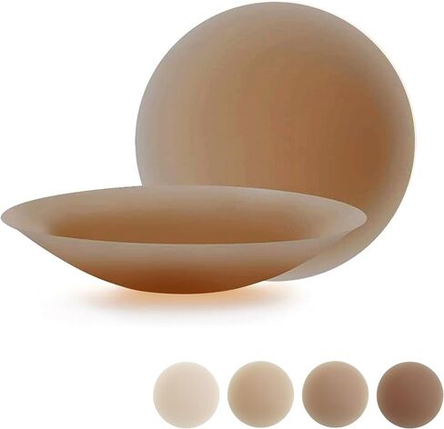 Nipple Patch Covers - Reusable Washable Waterproof Ultra Thin Seamless Sticky Adhesive Silicone Pasties in Saudi Arabia