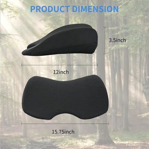 Nilight Car Car Cushion Black Mesh Memory Foam Foam Wedge Creadible مريحة لقيادة العمل اليومية عرق النسا وتخفيف آلام عظم الذنب تحسن رؤية القيادة in Kuwait