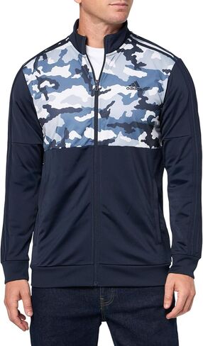 adidas Men's Essentials Camouflage Tricot Track Jacket in Kuwait