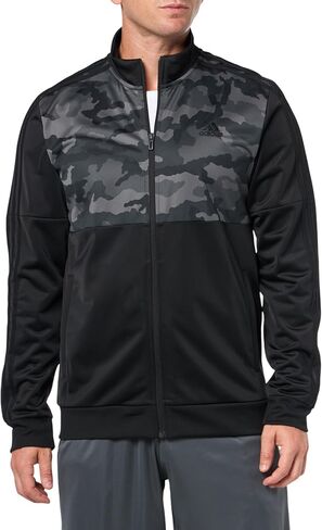 adidas Men's Essentials Camouflage Tricot Track Jacket in Kuwait