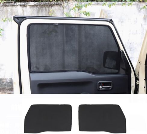 Fit for Suzuki Jimny 4-Door 2023 2024 2025 Auto Inner Door Window Anti-UV Windshield Sunscreen Dust Protector Cover，Sun Visor Shades Privacy Net Gauze Curtain Anti-Insect (Stern Window Full) in Kuwait