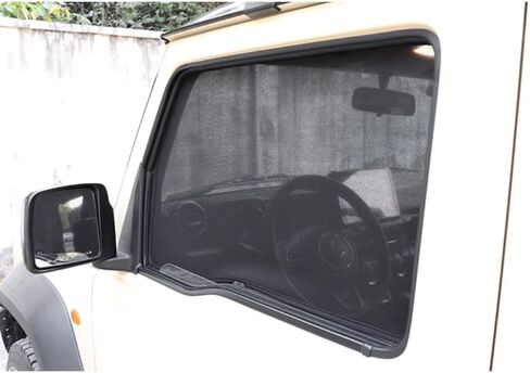 Fit for Suzuki Jimny 4-Door 2023 2024 2025 Auto Inner Door Window Anti-UV Windshield Sunscreen Dust Protector Cover，Sun Visor Shades Privacy Net Gauze Curtain Anti-Insect (Stern Window Full) in Kuwait