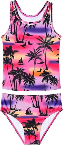 Century Star Girls Tankini Swimsuit UPF 50+ Racerback Bathing Suit for Teen Girls 2 Piece Swimsuit Summer Beach Swimwear in Kuwait