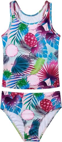 Century Star Girls Tankini Swimsuit UPF 50+ Racerback Bathing Suit for Teen Girls 2 Piece Swimsuit Summer Beach Swimwear in Kuwait