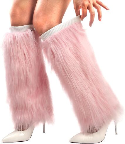 Women's Winter Warm Faux Fur Leg Warmer Boot Cuff Cover in Kuwait