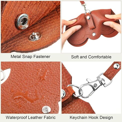 8 Pcs Soft Leather Sunglasses Bag Sunglass Holder for Purse Portable Glasses Case with Strap for Women Men in Kuwait