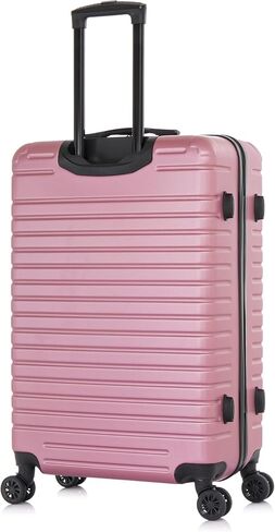 InUSA DEEP Luggage with GEL Handle | Spacious Traveling Suitcases Travel Suitcase with Dual Spinner Wheels and Studs | 28 Inch Large Hardside Luggage | Black in Saudi Arabia