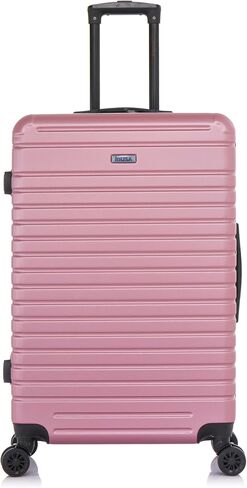 InUSA DEEP Luggage with GEL Handle | Spacious Traveling Suitcases Travel Suitcase with Dual Spinner Wheels and Studs | 28 Inch Large Hardside Luggage | Black in Saudi Arabia