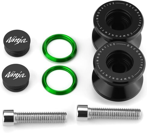 8 ملم Swingarm Robools ملائمة للنينجا 400 650 1000SX ZX-6R ZX-10R ZX-25R 2023 2024 2025 الإطار الخلفي حامل NINJA 400 650 SWANDARM SLIDERS SLIDERS ZX6R ملحقات ZX10R GN in Kuwait