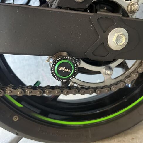 8 ملم Swingarm Robools ملائمة للنينجا 400 650 1000SX ZX-6R ZX-10R ZX-25R 2023 2024 2025 الإطار الخلفي حامل NINJA 400 650 SWANDARM SLIDERS SLIDERS ZX6R ملحقات ZX10R GN in Kuwait