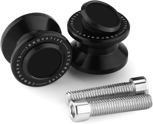 8mm Swingarm Spools Sliders Fit Ninja 400 500 Ninja650 ZX-6R ZX-10R Z900 Z650 Z400 GSXR6000 GSXR750 GSXR1000 CBR 600 CBR600RR CBR1000RR RR F2 F4 F4I | M8 Sliders الإطار الخلفي العالمي يقف BK in Kuwait
