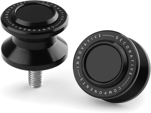 8mm Swingarm Spools Sliders Fit Ninja 400 500 Ninja650 ZX-6R ZX-10R Z900 Z650 Z400 GSXR6000 GSXR750 GSXR1000 CBR 600 CBR600RR CBR1000RR RR F2 F4 F4I | M8 Sliders الإطار الخلفي العالمي يقف BK in Kuwait