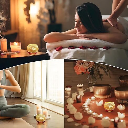 AOVILA Taurus Gifts for Women Gold Votive Candle Holder Tea Light Candle Holder with Tea Light Candle Gift Set for Zodiac Astrology Birthday Gifts Women Mother Home Decor Table Centerpiece in Kuwait