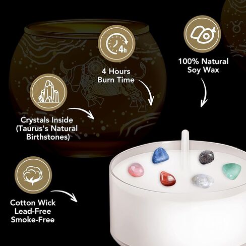 AOVILA Taurus Gifts for Women Gold Votive Candle Holder Tea Light Candle Holder with Tea Light Candle Gift Set for Zodiac Astrology Birthday Gifts Women Mother Home Decor Table Centerpiece in Kuwait