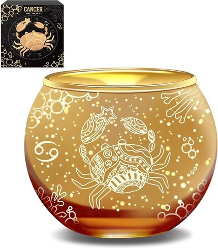 AOVILA Taurus Gifts for Women Gold Votive Candle Holder Tea Light Candle Holder with Tea Light Candle Gift Set for Zodiac Astrology Birthday Gifts Women Mother Home Decor Table Centerpiece in Kuwait
