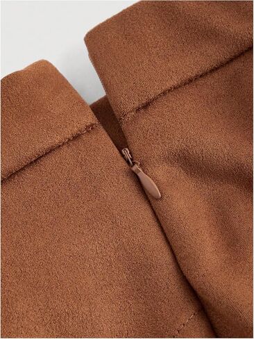Sweatyrocks Women's Faux Suede Fringe Skirt High Checled Tassel Mini Cowgirl Tarts in Kuwait