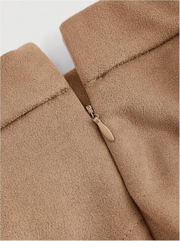 Sweatyrocks Women's Faux Suede Fringe Skirt High Checled Tassel Mini Cowgirl Tarts in Kuwait