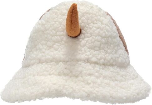DAZCOS Furry Bucket Hat Unisex Comfort Warm Cap Outdoor Fisherman Hat Clothing Accessories for Christmas in Kuwait