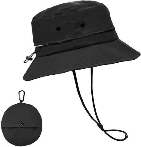 Bucket Hat for Men Packable Sun hat Quick Dry Mesh Breathable UV Protection Boonie Hat for Fishing Hiking Beach Safari in Kuwait