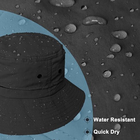 Bucket Hat for Men Packable Sun hat Quick Dry Mesh Breathable UV Protection Boonie Hat for Fishing Hiking Beach Safari in Kuwait
