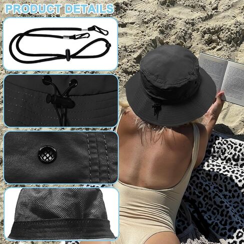 Bucket Hat for Men Packable Sun hat Quick Dry Mesh Breathable UV Protection Boonie Hat for Fishing Hiking Beach Safari in Kuwait