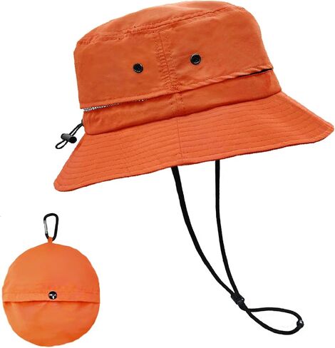 Bucket Hat for Men Packable Sun hat Quick Dry Mesh Breathable UV Protection Boonie Hat for Fishing Hiking Beach Safari in Kuwait