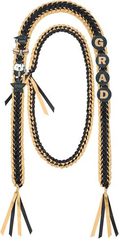 Tftafan 2 قطعة طويلة خريج طويل Leis 70 بوصة التخرج Lei قلادة من 2025 التخرج قلادات مضفر من أجل التخرج من كلية ثانوية ديي ديكورز in Kuwait