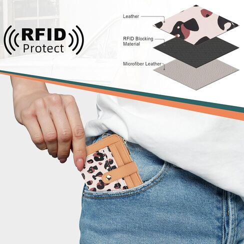 محفظة سلسلة مفاتيح مع سوار RFID حظر حامل بطاقة ائتمان المعصم ، حلقة شرابة حبة السيليكون للنساء in Kuwait