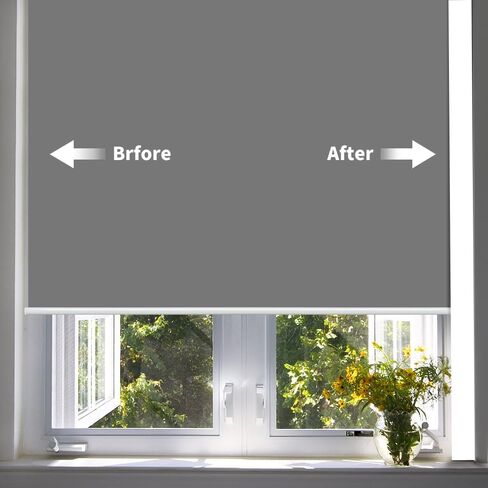 SEEYE Blackout Light Blockers, PVC Light Blockers Side Tracks for Roller Window Shades and Blinds 100% Blackout L-Shaped Light Blocking Strips for Bedroom, Easy to Install(White, 16.9'', 6pcs) in Saudi Arabia