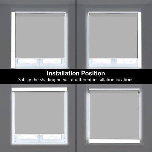 SEEYE Blackout Light Blockers, PVC Light Blockers Side Tracks for Roller Window Shades and Blinds 100% Blackout L-Shaped Light Blocking Strips for Bedroom, Easy to Install(White, 16.9'', 6pcs) in Saudi Arabia