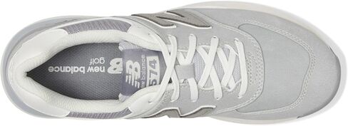 New Balance Women's 574 Greens v2 Golf Shoe, White, 8 in Saudi Arabia